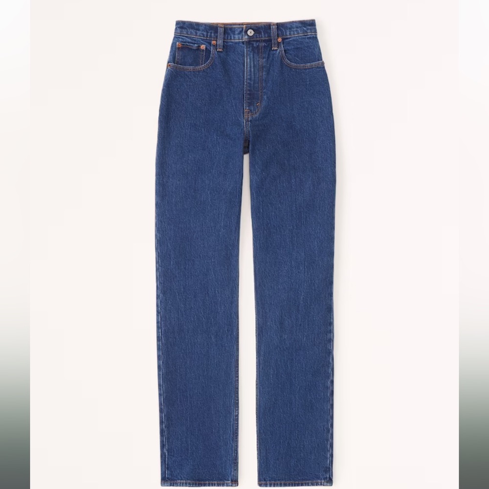A&F Ultra High Rise 90s Straight Jean